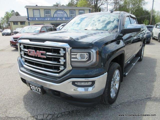 2017 GMC Sierra 1500 GREAT VALUE SLT-Z71-MODEL 5 PASSENGER 5.3L - V8.. 4X4.. CREW-CAB.. SHORTY.. NAVIGATION.. POWER SUNROOF & PEDALS.. LEATHER.. HEATED SEATS & WHEEL..