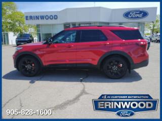 A Dynamic Driving Experience Awaits in this Ford Explorer ST  This 2021 Ford Explorer ST 4WD in Rapid Red Metallic Tinted Clearcoat boasts an automatic transmission and 4x4 drivetrain.  Step into luxury with the Explorer ST trim, featuring premium materials and advanced technology. Enjoy the convenience of a power liftgate, wireless charging pad, and a 12-speaker B&O sound system. Stay connected with Fords SYNC 3 infotainment system and take advantage of driver-assist features like adaptive cruise control and lane-keeping assist. The Explorer ST offers a perfect blend of performance and comfort, making every journey a thrilling experience.  Elevate your driving experience with the Ford Explorer ST. From its striking exterior to its sophisticated interior, this SUV is designed to impress. Experience the perfect combination of power, style, and innovation in every drive.