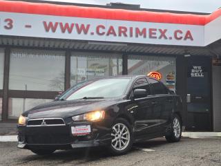 LOW Mileage! One Owner Lancer with Service History! Equipped with Leather, Sunroof, Smart Key with Push Button Start, Bluetooth, Rockford Fosgate Premium Sound, Cruise Control, Power Group, Alloy Wheels, Fog Lights