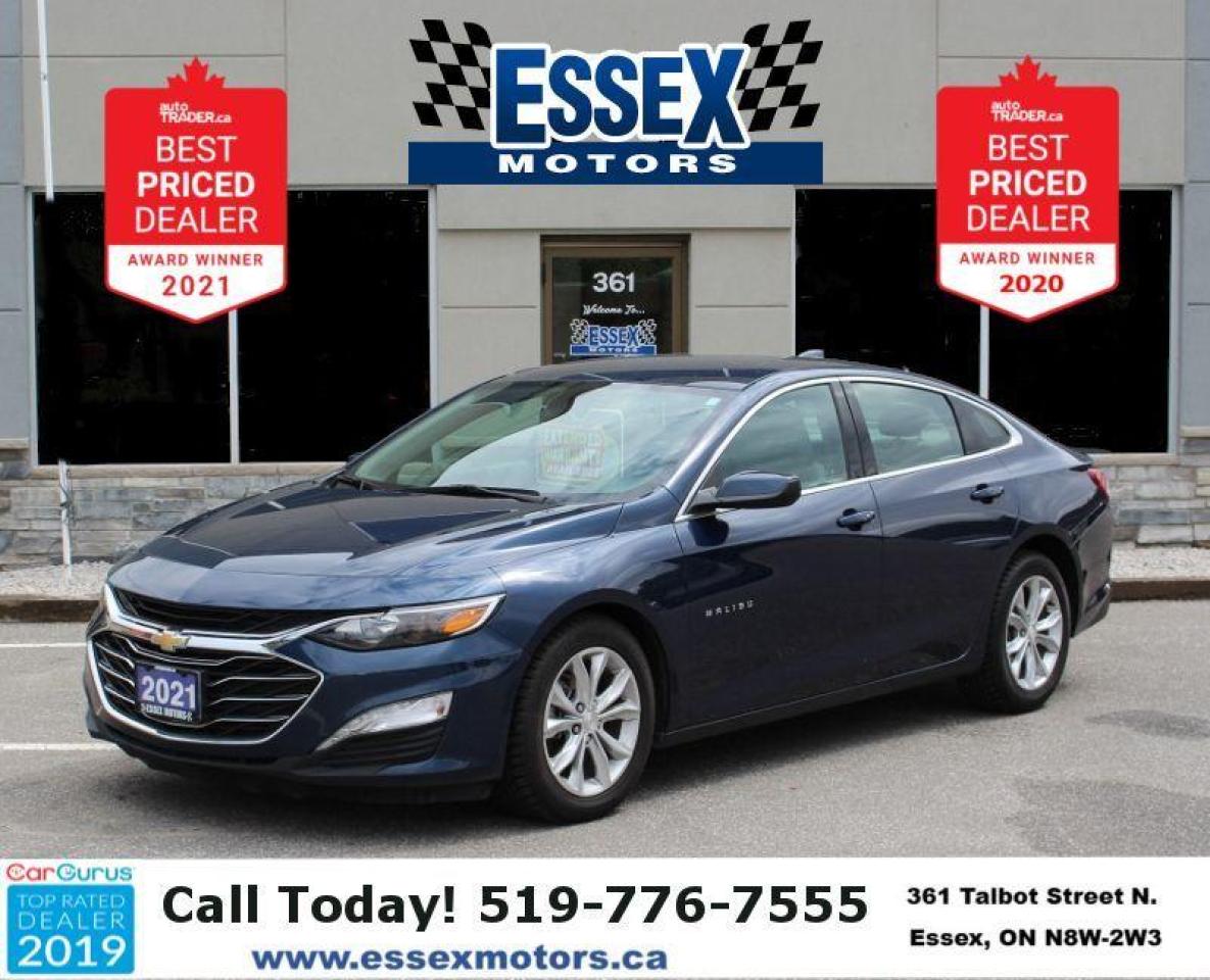 Used 2021 Chevrolet Malibu LT*Heated Seats*CarPlay*Rear Cam*1.5L-4cyl for sale in Essex, ON