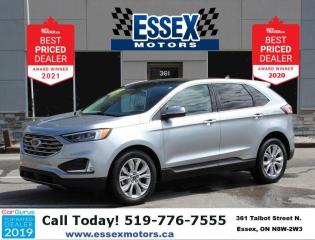 Used 2022 Ford Edge Titanium AWD*Heated Leather*Moon Roof*CarPlay for sale in Essex, ON