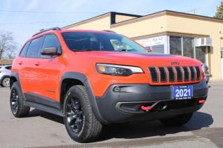 Used 2021 Jeep Cherokee TRAILHAWK ELITE 4X4 for sale in Brampton, ON