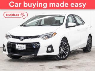 Used 2016 Toyota Corolla S Upgrade w/ Rearview Cam, Bluetooth, A/C for sale in Toronto, ON