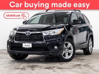 Used 2015 Toyota Highlander Limited AWD w/ Rearview Cam, Bluetooth, Nav for sale in Toronto, ON