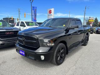 Introducing the 2019 RAM 1500 Classic SLT Crew Cab 4x4 - the ultimate combination of power, performance, and style. With its sleek design and bold 20-inch wheels, this truck is sure to turn heads on and off the road. Equipped with advanced navigation, a backup camera, and Bluetooth connectivity, its always ready for any adventure. The spacious crew cab offers ample room for your crew and all your gear, making it the perfect vehicle for road trips or everyday use. And lets not forget about its impressive 4x4 capabilities, ensuring a smooth ride even in the toughest terrain. Dont hesitate to make this truck yours and experience the thrill of driving a 2019 RAM 1500 Classic SLT. Upgrade your ride and conquer the road with confidence.

G. D. Coates - The Original Used Car Superstore!
 
  Our Financing: We have financing for everyone regardless of your history. We have been helping people rebuild their credit since 1973 and can get you approvals other dealers cant. Our credit specialists will work closely with you to get you the approval and vehicle that is right for you. Come see for yourself why were known as The Home of The Credit Rebuilders!
 
  Our Warranty: G. D. Coates Used Car Superstore offers fully insured warranty plans catered to each customers individual needs. Terms are available from 3 months to 7 years and because our customers come from all over, the coverage is valid anywhere in North America.
 
  Parts & Service: We have a large eleven bay service department that services most makes and models. Our service department also includes a cleanup department for complete detailing and free shuttle service. We service what we sell! We sell and install all makes of new and used tires. Summer, winter, performance, all-season, all-terrain and more! Dress up your new car, truck, minivan or SUV before you take delivery! We carry accessories for all makes and models from hundreds of suppliers. Trailer hitches, tonneau covers, step bars, bug guards, vent visors, chrome trim, LED light kits, performance chips, leveling kits, and more! We also carry aftermarket aluminum rims for most makes and models.
 
  Our Story: Family owned and operated since 1973, we have earned a reputation for the best selection, the best reconditioned vehicles, the best financing options and the best customer service! We are a full service dealership with a massive inventory of used cars, trucks, minivans and SUVs. Chrysler, Dodge, Jeep, Ford, Lincoln, Chevrolet, GMC, Buick, Pontiac, Saturn, Cadillac, Honda, Toyota, Kia, Hyundai, Subaru, Suzuki, Volkswagen - Weve Got Em! Come see for yourself why G. D. Coates Used Car Superstore was voted Barries Best Used Car Dealership!