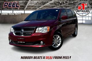 2019 Dodge Grand Caravan SXT Premium Plus | 3.6L V6 | Octane Red Pearl | Stow n Go | Torino Leatherette Seats w/ Perforated Suede Inserts | DVD Entertainment System | 6.5" Touchscreen w/ Navigation | Bluetooth | Premium Interior Accents | 2 Sets Wheels & Tires

One Owner Clean Carfax No Accidents

Embark on family adventures in style with the 2019 Dodge Grand Caravan SXT Premium Plus in striking Octane Red Pearl. Powered by a potent 3.6L V6 engine, this minivan ensures smooth and efficient performance for every journey. With versatile Stow n Go seating, you can easily configure the interior to accommodate passengers or cargo as needed. Enjoy the luxurious feel of Torino leatherette seats with perforated suede inserts, adding both comfort and sophistication to your ride. Keep everyone entertained on long trips with the DVD entertainment system, while the 6.5" touchscreen with navigation ensures seamless navigation and connectivity. With premium interior accents and thoughtful features throughout, the Grand Caravan SXT Premium Plus offers both practicality and elegance for your familys needs.
______________________________________________________

Engage & Explore with Peel Chrysler: Whether youre inquiring about our latest offers or seeking guidance, 1-866-652-6197 connects you directly. Dive deeper online or connect with our team to navigate your automotive journey seamlessly.

WE TAKE ALL TRADES & CREDIT. WE SHIP ANYWHERE IN CANADA! OUR TEAM IS READY TO SERVE YOU 7 DAYS! COME SEE WHY NOBODY BEATS A DEAL FROM PEEL! Your Source for ALL make and models used cars and trucks
______________________________________________________

*FREE CarFax (click the link above to check it out at no cost to you!)*

*FULLY CERTIFIED! (Have you seen some of these other dealers stating in their advertisements that certification is an additional fee? NOT HERE! Our certification is already included in our low sale prices to save you more!)

______________________________________________________

Peel Chrysler  A Trusted Destination: Based in Port Credit, Ontario, we proudly serve customers from all corners of Ontario and Canada including Toronto, Oakville, North York, Richmond Hill, Ajax, Hamilton, Niagara Falls, Brampton, Thornhill, Scarborough, Vaughan, London, Windsor, Cambridge, Kitchener, Waterloo, Brantford, Sarnia, Pickering, Huntsville, Milton, Woodbridge, Maple, Aurora, Newmarket, Orangeville, Georgetown, Stouffville, Markham, North Bay, Sudbury, Barrie, Sault Ste. Marie, Parry Sound, Bracebridge, Gravenhurst, Oshawa, Ajax, Kingston, Innisfil and surrounding areas. On our website www.peelchrysler.com, you will find a vast selection of new vehicles including the new and used Ram 1500, 2500 and 3500. Chrysler Grand Caravan, Chrysler Pacifica, Jeep Cherokee, Wrangler and more. All vehicles are priced to sell. We deliver throughout Canada. website or call us 1-866-652-6197. 

Your Journey, Our Commitment: Beyond the transaction, Peel Chrysler prioritizes your satisfaction. While many of our pre-owned vehicles come equipped with two keys, variations might occur based on trade-ins. Regardless, our commitment to quality and service remains steadfast. Experience unmatched convenience with our nationwide delivery options. All advertised prices are for cash sale only. Optional Finance and Lease terms are available. A Loan Processing Fee of $499 may apply to facilitate selected Finance or Lease options. If opting to trade an encumbered vehicle towards a purchase and require Peel Chrysler to facilitate a lien payout on your behalf, a Lien Payout Fee of $299 may apply. Contact us for details. Peel Chrysler Pre-Owned Vehicles come standard with only one key.