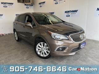 Used 2016 Buick Envision PREMIUM ll | AWD | LEATHER | ROOF | NAV | 1 OWNER for sale in Brantford, ON
