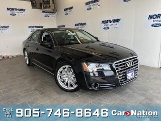 Used 2012 Audi A8 PREMIUM | AWD | 4.2L V8 | LEATHER | SUNROOF | NAV for sale in Brantford, ON