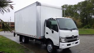 2020 Hino 195 18 Foot Cube Van 3 Seater Diesel with Power Tailgate, 2 door, automatic, RWD, cruise control, air conditioning, AM/FM radio, CD player, bluetooth, power mirrors, white exterior, grey interior, cloth.  Box dimensions: 18 Feet long by 8 Feet 2 Inches Wide by7 Feet 6 Inches High (Measurements are deemed to be correct but are not guaranteed) Certificate and Decal Valid to April 2025 $69,860.00 plus $375 processing fee, $70,235.00 total payment obligation before taxes.  Listing report, warranty, contract commitment cancellation fee, financing available on approved credit (some limitations and exceptions may apply). All above specifications and information is considered to be accurate but is not guaranteed and no opinion or advice is given as to whether this item should be purchased. We do not allow test drives due to theft, fraud and acts of vandalism. Instead we provide the following benefits: Complimentary Warranty (with options to extend), Limited Money Back Satisfaction Guarantee on Fully Completed Contracts, Contract Commitment Cancellation, and an Open-Ended Sell-Back Option. Ask seller for details or call 604-522-REPO(7376) to confirm listing availability.