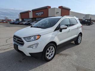 <p>Come Finance this vehicle with us. Apply on our website, stonebridgeauto.com </p><p> </p><p>2020 Ford Ecosport SE with 99000kms. 2.0 liter 4 cylinder 4 wheel drive </p><p> </p><p>Clean title and safetied. Excellent fuel economy and great value</p><p> </p><p>Heated front seats </p><p>Sunroof</p><p>Apple Carplay/Android auto </p><p>Blind spot monitoring </p><p>Keyless entry and ignition </p><p>Cruise control </p><p>A/C</p><p>Bluetooth </p><p> </p><p>We take trades! Vehicle is for sale in Steinbach by STONE BRIDGE AUTO INC. Dealer #5000 we are a small business focused on customer satisfaction. Financing is available if needed. Text or call before coming to view and ask for sales. </p><p> </p>