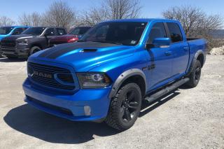 <p>Fresh trade! One of the special edition Hydro Blue Sport Rams, these have special stitching on the interior of the truck with extra detail! You could only get this package in 2018, the front grill is also unique for 2018 no other sport trucks got that new grill option. This truck has added flairs and a stripe on the back, defiantly and eye catcher, with great options like heated seats, remote start, sunroof, push button start, full center console, 8.4 inch touch screen and more! Hurry in and check it out before it is gone! </p>