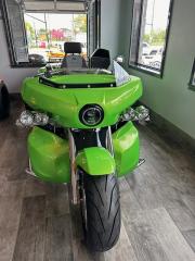 <p><span style=font-size: 10pt;>Rewaco PUR3 GT Touring in Toxic Green with contrasting Black Panther trim provides the ultimate in comfort and stability. This BRAND NEW FACTORY CUSTOM trike is loaded with all the bells and whistles including rear view camera, reversing warning system, heated seats, roadster bar with neck pad, ABS system, tilting drivers seat, power shifter on handlebar, comfort bucket seat, stainless steel QuickChange pedal adjustment, cruise control, spoiler, glove compartment, sound system and so much more. A ride like no other!!</span></p><p><span style=font-size: 10pt;>Rewaco is an innovative company that specializes in the production of Factory Built Trikes founded in 1990 Germany. The German based manufacturer has designed and built innovative trikes for the last 30 years. These trikes have modernized and improved the trike industry by challenging its design, engineering, and ultimate performance. By bringing Rewaco trikes to Canada, it has elevated and pushed the Rewaco brand even further. Our mission is to import and distribute these incredible trikes to all Canadian dealers, trike lovers and riders!</span></p><p><span style=font-size: 10pt;>For more information on our Rewaco trikes like options, pricing and ordering, you can call our sales staff and we would be happy to assist you in any way we can. The price of this motorcycle is subject to HST and license fees.</span></p><p><span style=font-size: 10pt;><strong><em>Lens Automotive has been a family run business that has served Jarvis and the surrounding community with great quality service from used vehicle sales, service, towing, vehicle detailing and more. At Lens Automotive we offer affordable prices, extended warranties, great financing rates, and we will even take your old vehicle in on trade! Visit us today for all your vehicle needs in the heart of Downtown Jarvis! The price selling price of this vehicle is subject to HST & license fees at an extra cost.</em></strong></span></p>