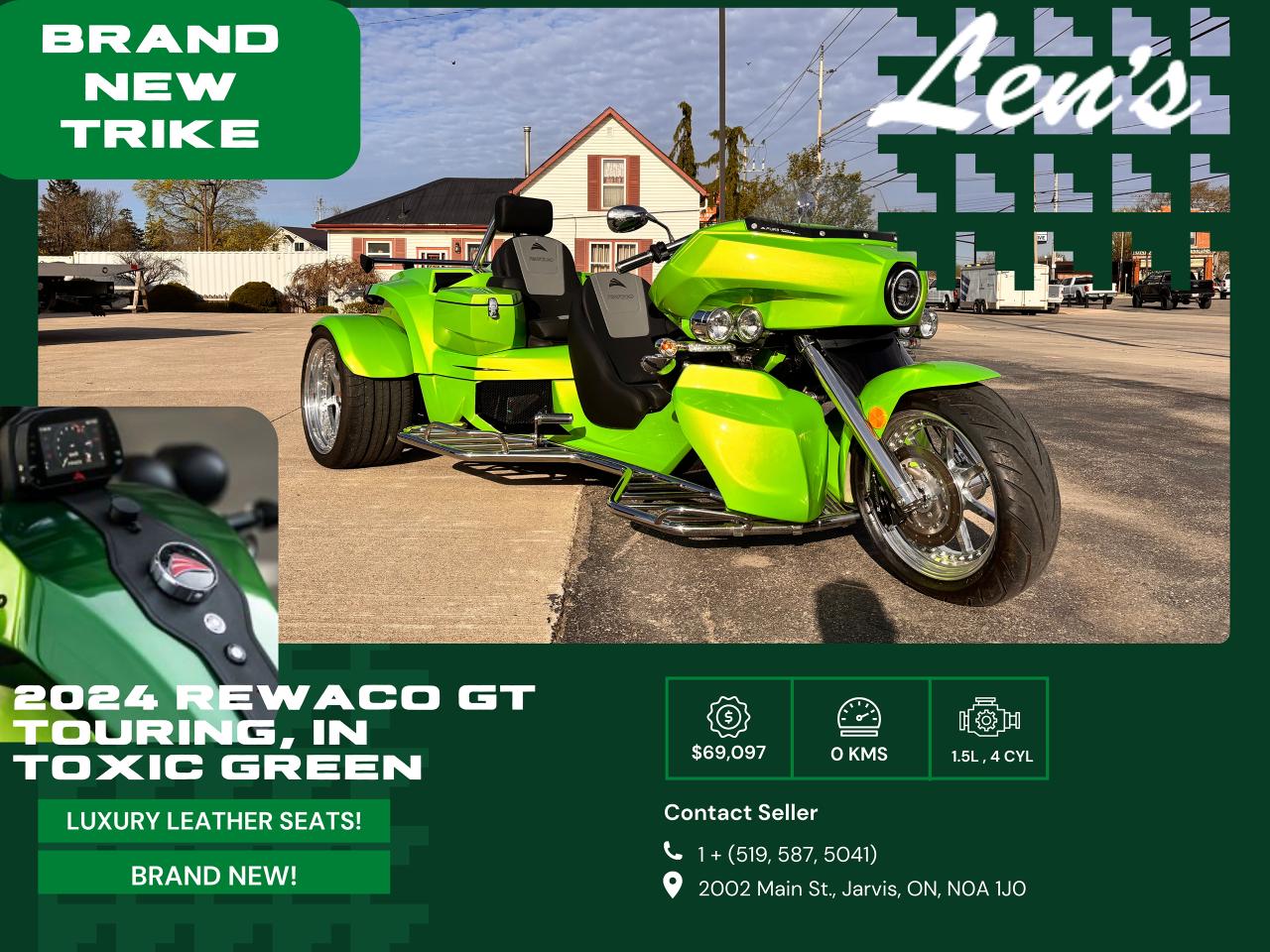 2024 Rewaco PUR3 GT Trike