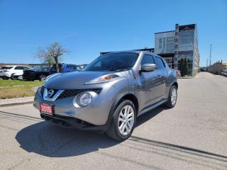 <p>EASY ON GAS, EASY TO DRIVE, EASY TO PARK, EASY TO FINANCE!! NICE LOW KILOMETER 2015 NISSAN JUKE AWD! LOCAL ONTARIO TRADE-IN! REVERSE CAMER, BLUE-TOOTH.... DRIVES GREAT! CALL TODAY!!</p><p> </p><p>THE FULL CERTIFICATION COST OF THIS VEICHLE IS AN <strong>ADDITIONAL $690+HST</strong>. THE VEHICLE WILL COME WITH A FULL VAILD SAFETY AND 36 DAY SAFETY ITEM WARRANTY. THE OIL WILL BE CHANGED, ALL FLUIDS TOPPED UP AND FRESHLY DETAILED. WE AT TWIN OAKS AUTO STRIVE TO PROVIDE YOU A HASSLE FREE CAR BUYING EXPERIENCE! WELL HAVE YOU DOWN THE ROAD QUICKLY!!! </p><p><strong>Financing Options Available!</strong></p><p><strong>TO CALL US 905-339-3330 </strong></p><p>We are located @ 2470 ROYAL WINDSOR DRIVE (BETWEEN FORD DR AND WINSTON CHURCHILL) OAKVILLE, ONTARIO L6J 7Y2</p><p>PLEASE SEE OUR MAIN WEBSITE FOR MORE PICTURES AND CARFAX REPORTS</p><p><span style=font-size: 18pt;>TwinOaksAuto.Com</span></p>