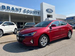 <p><br />KEY FEATURES: 2020 Hyundai Elantra, Essential, Red, 2.0L 4cyl, Cloth seats, Heated seats, back up cam,  please call for more info </p><p><br />SERVICE/RECON – Full Safety Inspection completed, oil and filter change completed -  Please contact us for more details. </p><p><br />Price includes safety.  We are a full disclosure dealership - ask to see this vehicles CarFax report.</p><p><br />Please Call 519-756-6191, Email sales@brantcountyford.ca for more information and availability on this vehicle.  Brant County Ford is a family-owned dealership and has been a proud member of the Brantford community for over 40 years! <br />SERVICE/RECON – Full Safety Inspection completed, oil and filter change completed -  Please contact us for more details. </p><p><br />Price includes safety.  We are a full disclosure dealership - ask to see this vehicles CarFax report.</p><p><br />Please Call 519-756-6191, Email sales@brantcountyford.ca for more information and availability on this vehicle.  Brant County Ford is a family-owned dealership and has been a proud member of the Brantford community for over 40 years!</p><p><br />** See dealer for details.</p><p>*Please note all prices are plus HST and Licensing. </p><p>* Prices in Ontario, Alberta and British Columbia include OMVIC/AMVIC fee (where applicable), accessories, other dealer installed options, administration and other retailer charges. </p><p>*The sale price assumes all applicable rebates and incentives (Delivery Allowance/Non-Stackable Cash/3-Payment rebate/SUV Bonus/Winter Bonus, Safety etc</p><p>All prices are in Canadian dollars (unless otherwise indicated). Retailers are free to set individual prices.</p>
