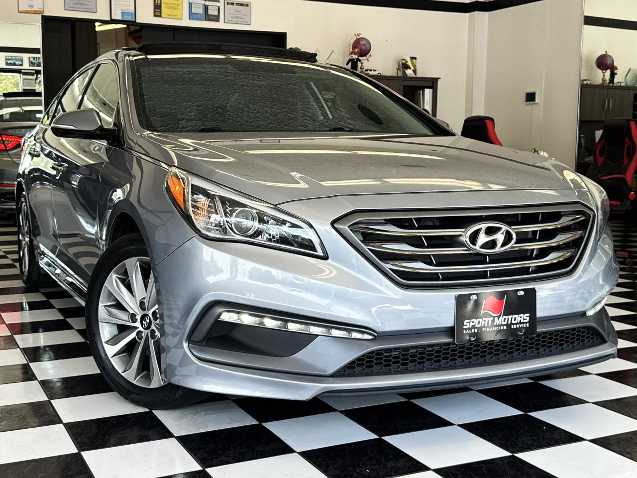 2016 Hyundai Sonata Sport TECH+Pano Roof+GPS+Remote Start+CLEAN CARFAX - Photo #16