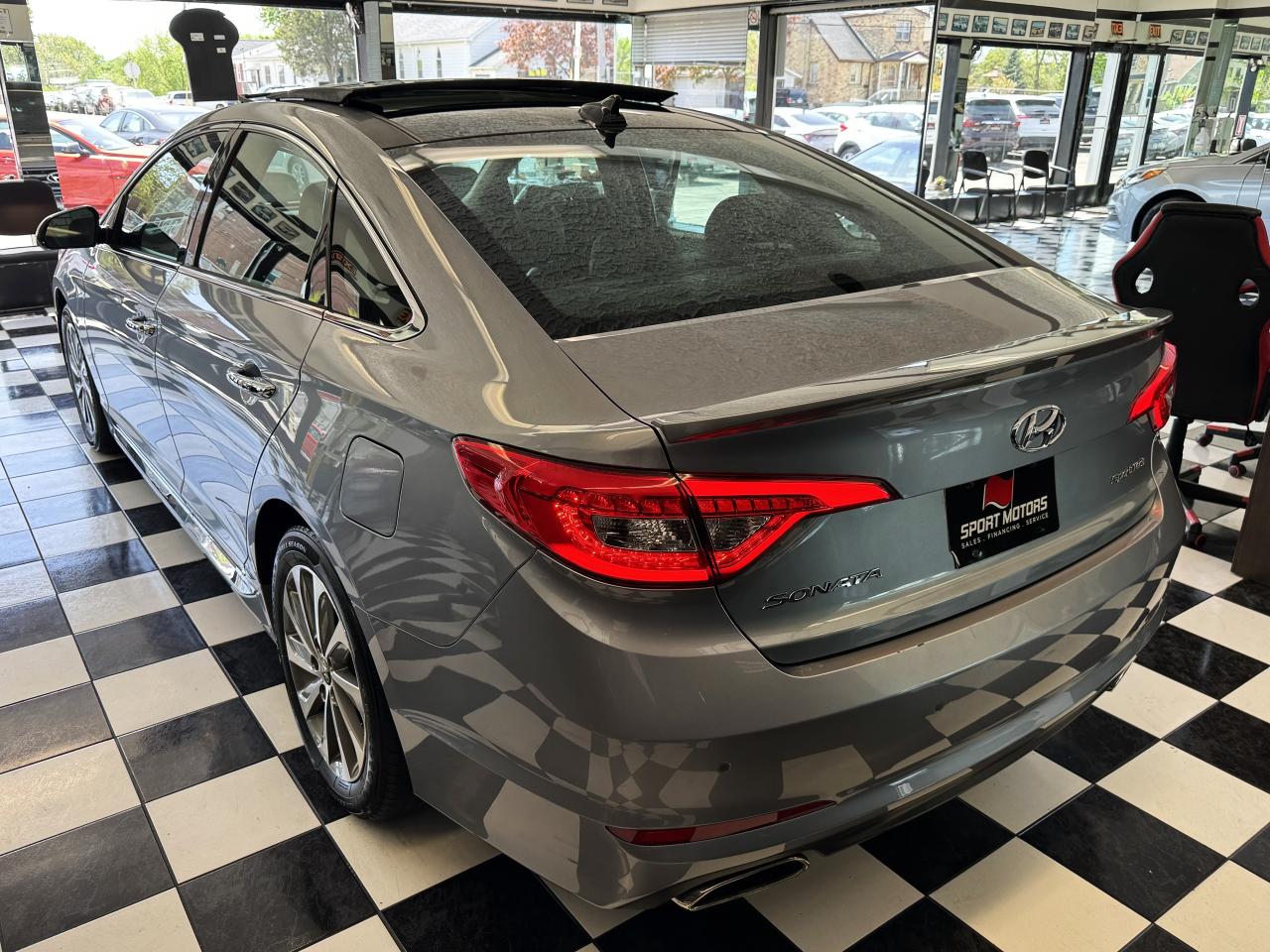 2016 Hyundai Sonata Sport TECH+Pano Roof+GPS+Remote Start+CLEAN CARFAX - Photo #2