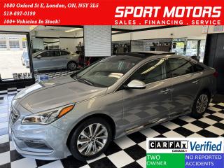 Used 2016 Hyundai Sonata Sport TECH+Pano Roof+GPS+Remote Start+CLEAN CARFAX for sale in London, ON