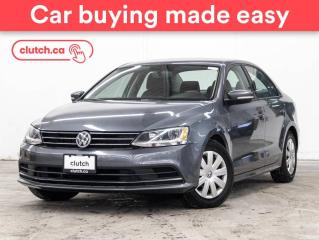Used 2016 Volkswagen Jetta Sedan Trendline+ w/ Apple CarPlay & Android Auto, Rearview Cam, Bluetooth for sale in Toronto, ON