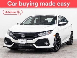 Used 2019 Honda Civic Hatchback Sport w/ Apple CarPlay & Android Auto, Rearview Cam, Bluetooth for sale in Toronto, ON