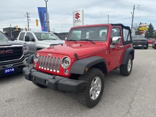 Used 2015 Jeep Wrangler 4x4 2dr Sport ~Alloy Wheels ~Manual Transmission for sale in Barrie, ON
