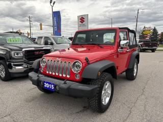 Used 2015 Jeep Wrangler Sport 4x4 ~3.6L ~6-Speed Manual ~Fog Lamps ~Alloys for sale in Barrie, ON