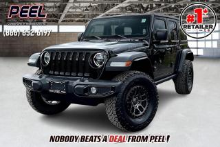 2023 Jeep Wrangler 4 Door Willys 4X4 | 3.6L V6 eTorque | Xtreme Recon 35-inch Tire Package | Cold Weather Group | Technology Group | Uconnect 4C NAV & Sound Group | Mopar Cold Air Intake | LED Lighting | Heated Seats | Heated Steering Wheel | Remote Start | Alpine Premium Audio System | Apple CarPlay & Android Auto | Bluetooth | Rubicon Highline Flare | Wheel Flare Extensions | 35" Tire Suspension | 17x8 Beadlock Capable Wheels | Mopar Hinge-gate Reinforcement | 4.56 Rear Axle | Gorilla Glass

Clean Carfax No Accidents


Embark on unparalleled adventures with the 2023 Jeep Wrangler 4 Door Willys 4X4, equipped with the Xtreme Recon 35-inch Tire Package, including Mopar hinge-gate reinforcement to support the large spare tire. Powered by a robust 3.6L V6 eTorque engine, this off-road beast conquers any terrain with ease. Its Cold Weather Group and Technology Group ensure comfort and convenience, while the Uconnect 4C NAV & Sound Group keeps you connected. LED Lighting illuminates the path ahead, complementing the Rubicon Highline Flare for enhanced style and capability. With heated seats, a heated steering wheel, and remote start, comfort is paramount in all conditions. Plus, the Alpine Premium Audio System and Apple CarPlay & Android Auto integration keep you entertained throughout your journey. With its reinforced construction and Gorilla Glass, this Wrangler is prepared for whatever the trail throws its way.
______________________________________________________

Engage & Explore with Peel Chrysler: Whether youre inquiring about our latest offers or seeking guidance, 1-866-652-6197 connects you directly. Dive deeper online or connect with our team to navigate your automotive journey seamlessly.

WE TAKE ALL TRADES & CREDIT. WE SHIP ANYWHERE IN CANADA! OUR TEAM IS READY TO SERVE YOU 7 DAYS! COME SEE WHY NOBODY BEATS A DEAL FROM PEEL! Your Source for ALL make and models used cars and trucks
______________________________________________________

*FREE CarFax (click the link above to check it out at no cost to you!)*

*FULLY CERTIFIED! (Have you seen some of these other dealers stating in their advertisements that certification is an additional fee? NOT HERE! Our certification is already included in our low sale prices to save you more!)

______________________________________________________

Peel Chrysler  A Trusted Destination: Based in Port Credit, Ontario, we proudly serve customers from all corners of Ontario and Canada including Toronto, Oakville, North York, Richmond Hill, Ajax, Hamilton, Niagara Falls, Brampton, Thornhill, Scarborough, Vaughan, London, Windsor, Cambridge, Kitchener, Waterloo, Brantford, Sarnia, Pickering, Huntsville, Milton, Woodbridge, Maple, Aurora, Newmarket, Orangeville, Georgetown, Stouffville, Markham, North Bay, Sudbury, Barrie, Sault Ste. Marie, Parry Sound, Bracebridge, Gravenhurst, Oshawa, Ajax, Kingston, Innisfil and surrounding areas. On our website www.peelchrysler.com, you will find a vast selection of new vehicles including the new and used Ram 1500, 2500 and 3500. Chrysler Grand Caravan, Chrysler Pacifica, Jeep Cherokee, Wrangler and more. All vehicles are priced to sell. We deliver throughout Canada. website or call us 1-866-652-6197. 

Your Journey, Our Commitment: Beyond the transaction, Peel Chrysler prioritizes your satisfaction. While many of our pre-owned vehicles come equipped with two keys, variations might occur based on trade-ins. Regardless, our commitment to quality and service remains steadfast. Experience unmatched convenience with our nationwide delivery options. All advertised prices are for cash sale only. Optional Finance and Lease terms are available. A Loan Processing Fee of $499 may apply to facilitate selected Finance or Lease options. If opting to trade an encumbered vehicle towards a purchase and require Peel Chrysler to facilitate a lien payout on your behalf, a Lien Payout Fee of $299 may apply. Contact us for details. Peel Chrysler Pre-Owned Vehicles come standard with only one key.