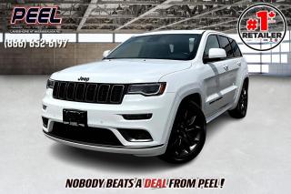 2020 Jeep Grand Cherokee Overland 4X4 | High Altitude | 5.7L V8 | Heated & Ventilated Nappa Leather Seats | ProTech Group | 19-speaker Harman/Kardon | Adaptive Cruise Control | Lane Keep Assist | Forward Collision Warning | Blind Spot | Parallel & Perpendicular Park Assist | Parking Sensors | Remote Proximity Keyless Entry | Trailer Tow Group IV

Clean Carfax No Accidents

Experience luxury and performance like never before with the 2020 Jeep Grand Cherokee Overland 4X4 in stunning Bright White, adorned with the prestigious High Altitude package. This SUV is the epitome of elegance and capability, boasting a powerful 5.7L V8 engine that ensures a smooth and exhilarating ride every time. Step inside to find yourself enveloped in comfort with heated and ventilated Nappa leather seats, providing the perfect balance of luxury and practicality. Equipped with the ProTech Group, this Grand Cherokee prioritizes your safety with features like adaptive cruise control, lane keep assist, forward collision warning, and blind spot monitoring, offering peace of mind on every journey. Maneuvering in tight spaces is a breeze with parallel and perpendicular park assist and parking sensors, while the convenience of remote proximity keyless entry adds an extra layer of accessibility. With the Trailer Tow Group IV, this vehicle is ready to tackle any adventure, making it the ideal companion for both city streets and off-road excursions. Dont miss out on the opportunity to own this exceptional blend of style, comfort, and performance.
______________________________________________________

Engage & Explore with Peel Chrysler: Whether youre inquiring about our latest offers or seeking guidance, 1-866-652-6197 connects you directly. Dive deeper online or connect with our team to navigate your automotive journey seamlessly.

WE TAKE ALL TRADES & CREDIT. WE SHIP ANYWHERE IN CANADA! OUR TEAM IS READY TO SERVE YOU 7 DAYS! COME SEE WHY NOBODY BEATS A DEAL FROM PEEL! Your Source for ALL make and models used cars and trucks
______________________________________________________

*FREE CarFax (click the link above to check it out at no cost to you!)*

*FULLY CERTIFIED! (Have you seen some of these other dealers stating in their advertisements that certification is an additional fee? NOT HERE! Our certification is already included in our low sale prices to save you more!)

______________________________________________________

Peel Chrysler  A Trusted Destination: Based in Port Credit, Ontario, we proudly serve customers from all corners of Ontario and Canada including Toronto, Oakville, North York, Richmond Hill, Ajax, Hamilton, Niagara Falls, Brampton, Thornhill, Scarborough, Vaughan, London, Windsor, Cambridge, Kitchener, Waterloo, Brantford, Sarnia, Pickering, Huntsville, Milton, Woodbridge, Maple, Aurora, Newmarket, Orangeville, Georgetown, Stouffville, Markham, North Bay, Sudbury, Barrie, Sault Ste. Marie, Parry Sound, Bracebridge, Gravenhurst, Oshawa, Ajax, Kingston, Innisfil and surrounding areas. On our website www.peelchrysler.com, you will find a vast selection of new vehicles including the new and used Ram 1500, 2500 and 3500. Chrysler Grand Caravan, Chrysler Pacifica, Jeep Cherokee, Wrangler and more. All vehicles are priced to sell. We deliver throughout Canada. website or call us 1-866-652-6197. 

Your Journey, Our Commitment: Beyond the transaction, Peel Chrysler prioritizes your satisfaction. While many of our pre-owned vehicles come equipped with two keys, variations might occur based on trade-ins. Regardless, our commitment to quality and service remains steadfast. Experience unmatched convenience with our nationwide delivery options. All advertised prices are for cash sale only. Optional Finance and Lease terms are available. A Loan Processing Fee of $499 may apply to facilitate selected Finance or Lease options. If opting to trade an encumbered vehicle towards a purchase and require Peel Chrysler to facilitate a lien payout on your behalf, a Lien Payout Fee of $299 may apply. Contact us for details. Peel Chrysler Pre-Owned Vehicles come standard with only one key.