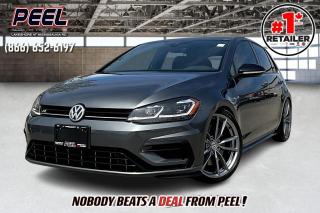 2018 Volkswagen Golf R | 6 Speed Manual Transmission | 19" Pretoria Wheels | Digital Instrument Cluster | Cold Air Intake (OEM Included) | H&R Lowering Springs (OEM Included) | Heated Leather Seats | Apple CarPlay & Android Auto | Navigation | Bluetooth | Dual-zone Automatic Climate | Winter Wheels & Tires

Clean Carfax No Accidents

Impeccably maintained and tastefully modified, this 2018 Volkswagen Golf R stands as a testament to its owners care and attention. With a mere 56k kilometers on the odometer, this vehicle is just getting started on its journey. Equipped with a 6-speed manual transmission, it offers a truly engaging driving experience, while the 19" Pretoria wheels ensure a commanding presence on the road. Inside, the digital instrument cluster provides a futuristic touch, complemented by heated leather seats that offer both comfort and support. This Golf R comes with some thoughtful modifications, including a cold air intake and H&R lowering springs, with the original parts included for those who prefer the stock setup. Tech-savvy drivers will appreciate features like Apple CarPlay, Android Auto, and navigation, while dual-zone automatic climate control ensures optimal comfort for all occupants. Additionally, the inclusion of winter wheels and tires makes this Golf R ready to tackle any weather condition with confidence. Dont miss out on the opportunity to own this meticulously cared-for hot hatch thats as thrilling to drive as it is practical for everyday use.
______________________________________________________

Engage & Explore with Peel Chrysler: Whether youre inquiring about our latest offers or seeking guidance, 1-866-652-6197 connects you directly. Dive deeper online or connect with our team to navigate your automotive journey seamlessly.

WE TAKE ALL TRADES & CREDIT. WE SHIP ANYWHERE IN CANADA! OUR TEAM IS READY TO SERVE YOU 7 DAYS! COME SEE WHY NOBODY BEATS A DEAL FROM PEEL! Your Source for ALL make and models used cars and trucks
______________________________________________________

*FREE CarFax (click the link above to check it out at no cost to you!)*

*FULLY CERTIFIED! (Have you seen some of these other dealers stating in their advertisements that certification is an additional fee? NOT HERE! Our certification is already included in our low sale prices to save you more!)

______________________________________________________

Peel Chrysler — A Trusted Destination: Based in Port Credit, Ontario, we proudly serve customers from all corners of Ontario and Canada including Toronto, Oakville, North York, Richmond Hill, Ajax, Hamilton, Niagara Falls, Brampton, Thornhill, Scarborough, Vaughan, London, Windsor, Cambridge, Kitchener, Waterloo, Brantford, Sarnia, Pickering, Huntsville, Milton, Woodbridge, Maple, Aurora, Newmarket, Orangeville, Georgetown, Stouffville, Markham, North Bay, Sudbury, Barrie, Sault Ste. Marie, Parry Sound, Bracebridge, Gravenhurst, Oshawa, Ajax, Kingston, Innisfil and surrounding areas. On our website www.peelchrysler.com, you will find a vast selection of new vehicles including the new and used Ram 1500, 2500 and 3500. Chrysler Grand Caravan, Chrysler Pacifica, Jeep Cherokee, Wrangler and more. All vehicles are priced to sell. We deliver throughout Canada. website or call us 1-866-652-6197. 

Your Journey, Our Commitment: Beyond the transaction, Peel Chrysler prioritizes your satisfaction. While many of our pre-owned vehicles come equipped with two keys, variations might occur based on trade-ins. Regardless, our commitment to quality and service remains steadfast. Experience unmatched convenience with our nationwide delivery options. All advertised prices are for cash sale only. Optional Finance and Lease terms are available. A Loan Processing Fee of $499 may apply to facilitate selected Finance or Lease options. If opting to trade an encumbered vehicle towards a purchase and require Peel Chrysler to facilitate a lien payout on your behalf, a Lien Payout Fee of $299 may apply. Contact us for details. Peel Chrysler Pre-Owned Vehicles come standard with only one key.
