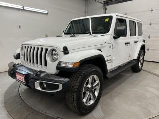 Used 2022 Jeep Wrangler Unlimited SAHARA | HTD LEATHER | NAV |HARD-TOP |REMOTE START for sale in Ottawa, ON