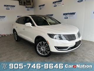 Used 2017 Lincoln MKX RESERVE | TECH PKG | AWD | LEATHER |PANO ROOF |NAV for sale in Brantford, ON