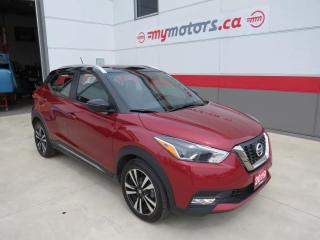 2019 Nissan Kicks SR     **ALLOY WHEELS**FOG LIGHTS**LEATHER**AUTO HEADLIGHTS**BACKUP CAMERA**HEATED SEATS**USB**PUSH BUTTON START**REMOTE START**      *** VEHICLE COMES CERTIFIED/DETAILED *** NO HIDDEN FEES *** FINANCING OPTIONS AVAILABLE - WE DEAL WITH ALL MAJOR BANKS JUST LIKE BIG BRAND DEALERS!! ***     HOURS: MONDAY - WEDNESDAY & FRIDAY 8:00AM-5:00PM - THURSDAY 8:00AM-7:00PM - SATURDAY 8:00AM-1:00PM    ADDRESS: 7 ROUSE STREET W, TILLSONBURG, N4G 5T5