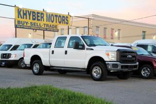 <p>Spring Sales Event on Now! $1,000 Off each vehicle extended until May 31st 2024! </p>
<p>2012 Ford F-250 Super Duty 4x4 6.2L with 326,250 highway kilometers. Equipped with factory trailer brake and cruise contol. 38 Serivce records on carfax. Runs and Drives strong. Certified ready to go comes with our 2 year power train warranty. Carfax is copy and paste link below:</p>
<p>https://vhr.carfax.ca/?id=J/FGd0hgde/Wc9yw7ZnZiK5A2Ka+nieq</p>
<p>Spring Sales Event on Now! $1,000 Off each vehicle extended until May 31st 2024! </p>
<p>All-In Price (CERTIFICATION & WARRANTY INCLUDED)</p>
<p>Was: $12,950  Now: $11,950</p>
<p> </p>
<p>+Just Plus Tax and Licensing</p>
<p>No Hidden Charges or Extra Fees</p>
<p>Taxes and licensing not included in the price</p>
<p>For more HD images please visit khybermotors.com</p>
<p>2 Year Powertrain Warranty Covers:</p>
<p>1) Engine</p>
<p>2) Transmission</p>
<p>3) Head Gasket</p>
<p>4) Transaxle/Differential</p>
<p>5) Seals & Gaskets</p>
<p>Unlimited Kilometres, $1,000 Per Claim, $100 Deductible, $75 Activation fee.</p>
<p> </p>
<p>Khyber Motors LTD Family Owned & Operated SINCE 2005</p>
<p>90 Kennedy Road South</p>
<p>Brampton ON L6W3E7</p>
<p>(647)-927-5252</p>
<p>Member of OMVIC and UCDA</p>
<p>Buy with Confidence!</p>
<p>Buy with Full Disclosure!</p>
<p>Monday-Friday 9:00AM - 8:00PM</p>
<p>Saturday 10:00AM - 6:00PM</p>
<p>Sunday 11:00AM - 5:00PM </p>
<p>To see more of our vehicles please visit Khybermotors.com</p>
<p> </p>
