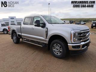 <b>Leather Seats, Premium Audio, Diesel Engine, Reverse Sensing System, Running Boards!</b><br> <br> <br> <br>Check out our great inventory of new vehicles at Novlan Brothers!<br> <br>  This Ford Super Duty is the toughest, most capable pickup truck that Ford has ever built, and thats saying a lot. <br> <br>The most capable truck for work or play, this heavy-duty Ford F-350 never stops moving forward and gives you the power you need, the features you want, and the style you crave! With high-strength, military-grade aluminum construction, this F-350 Super Duty cuts the weight without sacrificing toughness. The interior design is first class, with simple to read text, easy to push buttons and plenty of outward visibility. This truck is strong, extremely comfortable and ready for anything. <br> <br> This iconic silver metallic sought after diesel Crew Cab 4X4 pickup   has a 10 speed automatic transmission and is powered by a  475HP 6.7L 8 Cylinder Engine.<br> <br> Our F-350 Super Dutys trim level is Lariat. Experience rugged capability and luxury in this F-350 Lariat trim, which features leather-trimmed heated and ventilated front seats with power adjustment, memory function and lumbar support, a heated leather-wrapped steering wheel, voice-activated dual-zone automatic climate control, power-adjustable pedals, a sonorous 8-speaker Bang & Olufsen audio system, and two 120-volt AC power outlets. This truck is also ready to get busy, with equipment such as class V towing equipment with a hitch, trailer wiring harness, a brake controller and trailer sway control, beefy suspension with heavy duty shock absorbers, power extendable trailer style mirrors, and LED headlights with front fog lamps and automatic high beams. Connectivity is handled by a 12-inch infotainment screen powered by SYNC 4, bundled with Apple CarPlay, Android Auto, inbuilt navigation, and SiriusXM satellite radio. Safety features also include a surround camera system, pre-collision assist with automatic emergency braking and cross-traffic alert, blind spot detection, rear parking sensors, forward collision mitigation, and a cargo bed camera. This vehicle has been upgraded with the following features: Leather Seats, Premium Audio, Diesel Engine, Reverse Sensing System, Running Boards, 18-inch Cast Aluminum Wheels, Spray-in Bedliner. <br><br> View the original window sticker for this vehicle with this url <b><a href=http://www.windowsticker.forddirect.com/windowsticker.pdf?vin=1FT8W3BT9RED34893 target=_blank>http://www.windowsticker.forddirect.com/windowsticker.pdf?vin=1FT8W3BT9RED34893</a></b>.<br> <br>To apply right now for financing use this link : <a href=http://novlanbros.com/credit/ target=_blank>http://novlanbros.com/credit/</a><br><br> <br/>    5.99% financing for 84 months. <br> Payments from <b>$1570.18</b> monthly with $0 down for 84 months @ 5.99% APR O.A.C. ( Plus applicable taxes -  Plus applicable fees   ).  Incentives expire 2024-05-31.  See dealer for details. <br> <br><br> Come by and check out our fleet of 30+ used cars and trucks and 40+ new cars and trucks for sale in Paradise Hill.  o~o