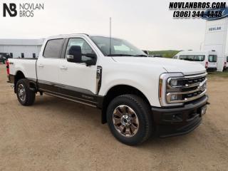 <b>Premium Audio, Diesel Engine, Sunroof, 20 inch Aluminum Wheels, Reverse Sensing System!</b><br> <br> <br> <br>Check out our great inventory of new vehicles at Novlan Brothers!<br> <br>  For hauling, towing, and getting the job done, look no further than this rugged F-350. <br> <br>The most capable truck for work or play, this heavy-duty Ford F-350 never stops moving forward and gives you the power you need, the features you want, and the style you crave! With high-strength, military-grade aluminum construction, this F-350 Super Duty cuts the weight without sacrificing toughness. The interior design is first class, with simple to read text, easy to push buttons and plenty of outward visibility. This truck is strong, extremely comfortable and ready for anything. <br> <br> This star white metallic tri-coat sought after diesel Crew Cab 4X4 pickup   has a 10 speed automatic transmission and is powered by a  475HP 6.7L 8 Cylinder Engine.<br> <br> Our F-350 Super Dutys trim level is King Ranch. The King Ranch delivers an even more luxurious experience, with power running boards, adaptive cruise control, a drivers heads-up display and retractable rear steps, along with King-Ranch leather-trimmed heated and ventilated front seats with power adjustment, memory function and lumbar support, a heated leather-wrapped steering wheel, voice-activated dual-zone automatic climate control, power-adjustable pedals, a sonorous 18-speaker Bang & Olufsen audio system, and two 120-volt AC power outlets. This truck is also ready to get busy, with equipment such as class V towing equipment with a hitch, trailer wiring harness, a brake controller and trailer sway control, beefy suspension with heavy duty shock absorbers, power extendable trailer style mirrors, up-fitter switches, and LED headlights with front fog lamps and automatic high beams. Connectivity is handled by a 12-inch infotainment screen powered by SYNC 4, bundled with Apple CarPlay, Android Auto, inbuilt navigation, and SiriusXM satellite radio. Safety features also include lane keeping assist with lane departure warning, a surround camera system, pre-collision assist with automatic emergency braking and cross-traffic alert, blind spot detection, rear parking sensors, forward collision mitigation, and a cargo bed camera. This vehicle has been upgraded with the following features: Premium Audio, Diesel Engine, Sunroof, 20 Inch Aluminum Wheels, Reverse Sensing System, Power Running Board, Leather 40/console/40 Seat. <br><br> View the original window sticker for this vehicle with this url <b><a href=http://www.windowsticker.forddirect.com/windowsticker.pdf?vin=1FT8W3BT1RED35066 target=_blank>http://www.windowsticker.forddirect.com/windowsticker.pdf?vin=1FT8W3BT1RED35066</a></b>.<br> <br>To apply right now for financing use this link : <a href=http://novlanbros.com/credit/ target=_blank>http://novlanbros.com/credit/</a><br><br> <br/>    5.99% financing for 84 months. <br> Payments from <b>$1774.05</b> monthly with $0 down for 84 months @ 5.99% APR O.A.C. ( Plus applicable taxes -  Plus applicable fees   ).  Incentives expire 2024-05-31.  See dealer for details. <br> <br><br> Come by and check out our fleet of 30+ used cars and trucks and 50+ new cars and trucks for sale in Paradise Hill.  o~o