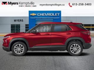<b>Ecotec 1.3 Turbo!</b><br> <br> <br> <br>At Myers, we believe in giving our customers the power of choice. When you choose to shop with a Myers Auto Group dealership, you dont just have access to one inventory, youve got the purchasing power of an entire auto group behind you!<br> <br>  Anything but subtle, you cant help but notice this trendy Trailblazer. <br> <br>After a long day of work, you need a car to work just as hard for you. With a surprisingly spacious cabin, plenty of power, and incredible efficiency, this Trailblazer is begging to be in your squad. When its time to grab the crew and all their gear to make some memories, this versatile and adventurous Trailblazer is an obvious choice.<br> <br> This crimson metall SUV  has an automatic transmission and is powered by a  155HP 1.3L 3 Cylinder Engine.<br> <br> Our Trailblazers trim level is LT AWD. This Trailblazer LT AWD trim steps things up with a Cold Weather Package that adds heated driver and front passenger seats and a heated steering wheel, and also includes blind spot detection and rear cross traffic alert with rear park assist. Its also loaded with great standard features like an 11-inch diagonal HD infotainment screen with wireless Apple and Android Auto, Wi-Fi Hotspot capability, SiriusXM satellite radio, and an 8-inch digital drivers display. Safety features also include automatic emergency braking, front pedestrian braking, lane keeping assist with lane departure warning, following distance indication, forward collision alert, and IntelliBeam high beam assistance. This vehicle has been upgraded with the following features: Ecotec 1.3 Turbo. <br><br> <br>To apply right now for financing use this link : <a href=https://www.myerskemptvillegm.ca/finance/ target=_blank>https://www.myerskemptvillegm.ca/finance/</a><br><br> <br/>    Incentives expire 2024-05-31.  See dealer for details. <br> <br>Your journey to better driving experiences begins in our inventory, where youll find a stunning selection of brand-new Chevrolet, Buick, and GMC models. If youre looking to get additional luxuries at a wallet-friendly price, dont just pick pre-owned -- choose from our selection of over 300 Myers Approved used vehicles! Our incredible sales team will match you with the car, truck, or SUV thats got everything youre looking for, and much more. o~o