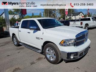 <b>Bluetooth,  SiriusXM,  Fog Lamps,  Aluminum Wheels,  Steering Wheel Audio Control!</b><br> <br>     This  2014 Ram 1500 is for sale today. <br> <br>The reasons why this Ram 1500 stands above the well-respected competition are evident: uncompromising capability, proven commitment to safety and security, and state-of-the-art technology. From the muscular exterior to the well-trimmed interior, this truck is more than just a workhorse. Get the job done in comfort and style with this Ram 1500. This  Crew Cab 4X4 pickup  has 113,455 kms. Its  nice in colour  . It has an automatic transmission and is powered by a  395HP 5.7L 8 Cylinder Engine.  This vehicle has been upgraded with the following features: Bluetooth,  Siriusxm,  Fog Lamps,  Aluminum Wheels,  Steering Wheel Audio Control. <br> To view the original window sticker for this vehicle view this <a href=http://www.chrysler.com/hostd/windowsticker/getWindowStickerPdf.do?vin=1C6RR7LT4ES104943 target=_blank>http://www.chrysler.com/hostd/windowsticker/getWindowStickerPdf.do?vin=1C6RR7LT4ES104943</a>. <br/><br> <br>To apply right now for financing use this link : <a href=https://www.myerskemptvillegm.ca/finance/ target=_blank>https://www.myerskemptvillegm.ca/finance/</a><br><br> <br/><br> Buy this vehicle now for the lowest bi-weekly payment of <b>$175.86</b> with $0 down for 84 months @ 9.99% APR O.A.C. ( Plus applicable taxes -  Plus applicable fees   ).  See dealer for details. <br> <br>Myers deals with almost every major lender and can offer the most competitive financing options available. All of our premium used vehicles are fully detailed, subjected to a minimum 150 point inspection and are fully backed by the dealership and General Motors. <br><br>For more details on our Myers Exclusive Engine Transmission for life coverage, follow this link: <a href=https://www.myerskanatagm.ca/myers-engine-transmission-for-life/>Life Time Coverage</a>*LIFETIME ENGINE TRANSMISSION WARRANTY NOT AVAILABLE ON VEHICLES WITH KMS EXCEEDING 140,000KM, VEHICLES 8 YEARS & OLDER, OR HIGHLINE BRAND VEHICLE(eg. BMW, INFINITI. CADILLAC, LEXUS...) o~o