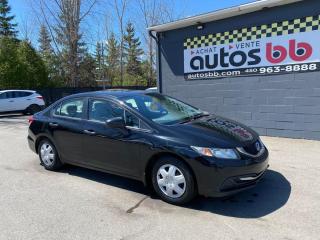 Used 2014 Honda Civic ( MANUELLE - 173 000 KM ) for sale in Laval, QC