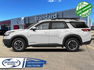 New 2024 Nissan Pathfinder Rock Creek  Off-Road Package, Navigation, Synthetic Leather Seats, Apple CarPlay, Android Auto, for sale in Swift Current, SK