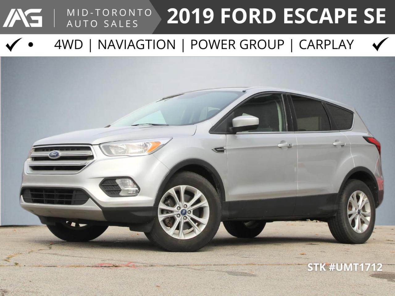 Used 2019 Ford Escape SE - 4WD - Dual Zone Climate Control - Apple CarPlay - Power Seat - Heated Seats for sale in North York, ON