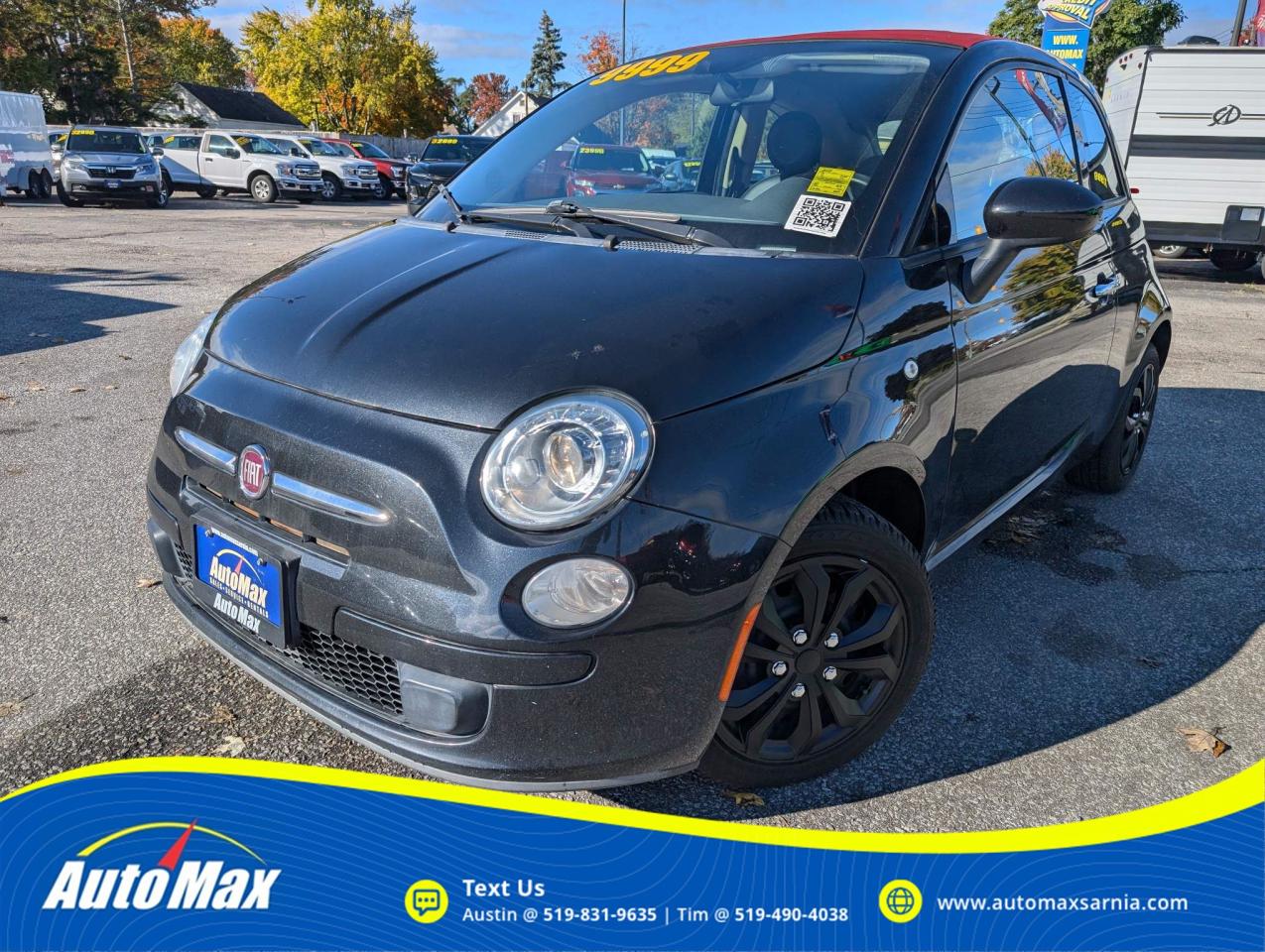 Used 2013 Fiat 500 C Pop for sale in Sarnia, ON