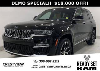 New 2022 Jeep Grand Cherokee 4xe Summit Reserve for sale in Regina, SK