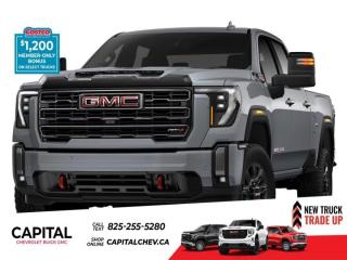 This GMC Sierra 3500HD delivers a Turbocharged Diesel V8 6.6L/ engine powering this Automatic transmission. ENGINE, DURAMAX 6.6L TURBO-DIESEL V8, B20-DIESEL COMPATIBLE (470 hp [350.5 kW] @ 2800 rpm, 975 lb-ft of torque [1322 Nm] @ 1600 rpm) (Includes (K05) engine block heater.), Wireless Phone Projection for Apple CarPlay and Android Auto, Wireless charging.* This GMC Sierra 3500HD Features the Following Options *Wipers, front rain-sensing, Windows, power rear, express down, Window, power front, passenger express up/down, Window, power front, drivers express up/down, Wi-Fi Hotspot capable (Terms and limitations apply. See onstar.ca or dealer for details.), Wheels, 20 (50.8 cm) High Gloss black aluminum wheels, 8 spokes, Wheelhouse liners, rear, USB Ports, 2, Charge/Data ports located inside centre console, USB Ports, 2 (first row) located on console, USB ports, (2) charge-only, rear.* Visit Us Today *Live a little- stop by Capital Chevrolet Buick GMC Inc. located at 13103 Lake Fraser Drive SE, Calgary, AB T2J 3H5 to make this car yours today!
