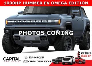 LIMITED PRODUCTION HUMMER OMEGA EDITION... This 1000 HP 2024 GMC HUMMER EV 3X in NEPTUNE BLUE MATTE is nothing short of incredible... this extremely limited 1000-horsepower AWD Truck has options like Extreme Off-Road Package, 18 Gloss Black Beadlock Wheels, Super Cruise, Extract Mode (2 Inch Lift or Lower), Watts to Freedom (WTF) Mode, Crab Walk Capable, Ultravision Camera System, Infinity Roof and so much more... Dont miss out on this once-in-a-lifetime opportunity to be part of history in the making... 0-60 MPH in 3 seconds... CALL NOW FOR MORE DETAILSAsk for the Internet Department for more information or book your test drive today! Text 365-601-8318 for fast answers at your fingertips!AMVIC Licensed Dealer - Licence Number B1044900Disclaimer: All prices are plus taxes and include all cash credits and loyalties. See dealer for details. AMVIC Licensed Dealer # B1044900