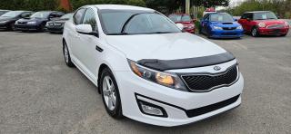 <p class=MsoNormal>2015 KIA Optima LX, 4 cylinder 2.4L engine with automatic transmission. Black cloth heated seats, Air conditioning, Power locks, Power mirrors, Power windows, Power driver seat. Dual front impact airbags, Side airbags, Multi function steering wheel, Bluetooth connectivity, and alloy wheels. 159k KM Asking $10,995.</p>
