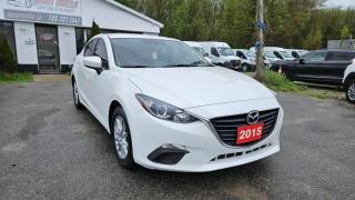 2015 Mazda Mazda3 4dr Sdn Man i Touring featuring Air Conditioning, Backup Camera, Cruise Control, Heated Seats, Keyless Entry, Power Steering, Power Windows and more.<br><br>Purchase price: $ 10,288 plus HST and LICENSING<br><br>Safety package is available for $799 and includes Ontario Certification, 3 month or 3000 km Lubrico warranty ($1000 per claim) and oil change.<br>If not certified, by OMVIC regulations this vehicle is being sold AS-lS and is not represented as being in road worthy condition, mechanically sound or maintained at any guaranteed level of quality. The vehicle may not be fit for use as a means of transportation and may require substantial repairs at the purchaser   s expense. It may not be possible to register the vehicle to be driven in its current condition.<br><br>CARFAX PROVIDED FOR EVERY VEHICLE<br><br>WARRANTY: Extended warranty with variety terms and coverages is available, please ask our representative for more details.<br>FINANCING: Regardless of your credit score, we are committed to assisting you in obtaining a customized car loan that suits your specific circumstances. Our goal is to help you enhance your credit score significantly by the time you complete your loan term. Our specialists are happy to assist you with all necessary information.<br>TRADE-IN OR SELL: Upgrade your ride by trading-in your vehicle and save on taxes, or Sell it to us, and get the best value for your current vehicle.<br><br>Smart Wheels Used Car Dealership     OMVIC Registered Dealer<br>642 Dunlop St West, Barrie, ON L4N 9M5<br>Phone: 705-721-1341 ext 201<br>Email: Info@swcarsales.ca<br>Web: www.swcarsales.ca<br>Terms and conditions may apply. Price and availability subject to change. Contact us for the latest information<br>