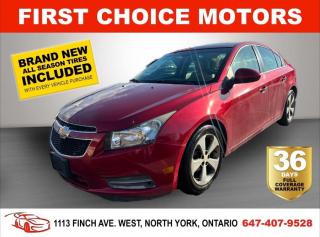 Welcome to First Choice Motors, the largest car dealership in Toronto of pre-owned cars, SUVs, and vans priced between $5000-$15,000. With an impressive inventory of over 300 vehicles in stock, we are dedicated to providing our customers with a vast selection of affordable and reliable options. <br><br>Were thrilled to offer a used 2011 Chevrolet Cruze LTZ, red color with 173,000km (STK#7344) This vehicle was $8490 NOW ON SALE FOR $6990. It is equipped with the following features:<br>- Automatic Transmission<br>- Leather Seats<br>- Sunroof<br>- Heated seats<br>- Bluetooth<br>- Alloy wheels<br>- Power windows<br>- Power locks<br>- Power mirrors<br>- Air Conditioning<br><br>At First Choice Motors, we believe in providing quality vehicles that our customers can depend on. All our vehicles come with a 36-day FULL COVERAGE warranty. We also offer additional warranty options up to 5 years for our customers who want extra peace of mind.<br><br>Furthermore, all our vehicles are sold fully certified with brand new brakes rotors and pads, a fresh oil change, and brand new set of all-season tires installed & balanced. You can be confident that this car is in excellent condition and ready to hit the road.<br><br>At First Choice Motors, we believe that everyone deserves a chance to own a reliable and affordable vehicle. Thats why we offer financing options with low interest rates starting at 7.9% O.A.C. Were proud to approve all customers, including those with bad credit, no credit, students, and even 9 socials. Our finance team is dedicated to finding the best financing option for you and making the car buying process as smooth and stress-free as possible.<br><br>Our dealership is open 7 days a week to provide you with the best customer service possible. We carry the largest selection of used vehicles for sale under $9990 in all of Ontario. We stock over 300 cars, mostly Hyundai, Chevrolet, Mazda, Honda, Volkswagen, Toyota, Ford, Dodge, Kia, Mitsubishi, Acura, Lexus, and more. With our ongoing sale, you can find your dream car at a price you can afford. Come visit us today and experience why we are the best choice for your next used car purchase!<br><br>All prices exclude a $10 OMVIC fee, license plates & registration  and ONTARIO HST (13%)