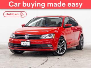 Used 2016 Volkswagen Jetta Sedan Highline w/ Technology Pkg w/ Apple CarPlay & Android Auto, Rearview Cam, Bluetooth for sale in Toronto, ON