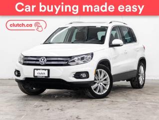 Used 2017 Volkswagen Tiguan Comfortline AWD w/ Technology Pkg w/ Apple CarPlay & Android Auto, Rearview Cam, Bluetooth for sale in Toronto, ON