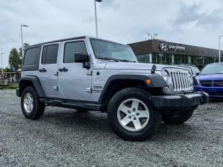 Used 2014 Jeep Wrangler Unlimited Sport BLUETOOTH, SXM RADIO, REMOTE ENTRY for sale in Abbotsford, BC